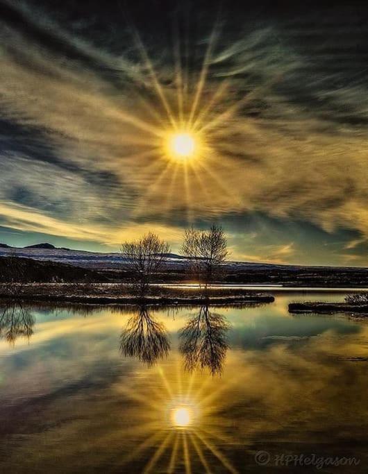 Nice Whole Year Cottage Bythingvallavatn Veithilundur Dış mekan fotoğraf
